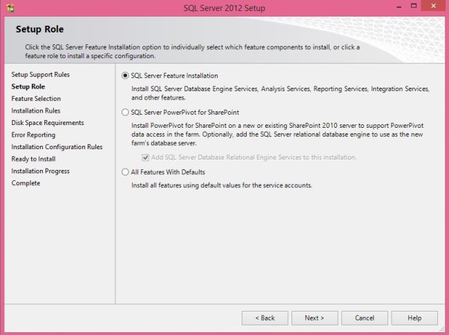 Feature Installation